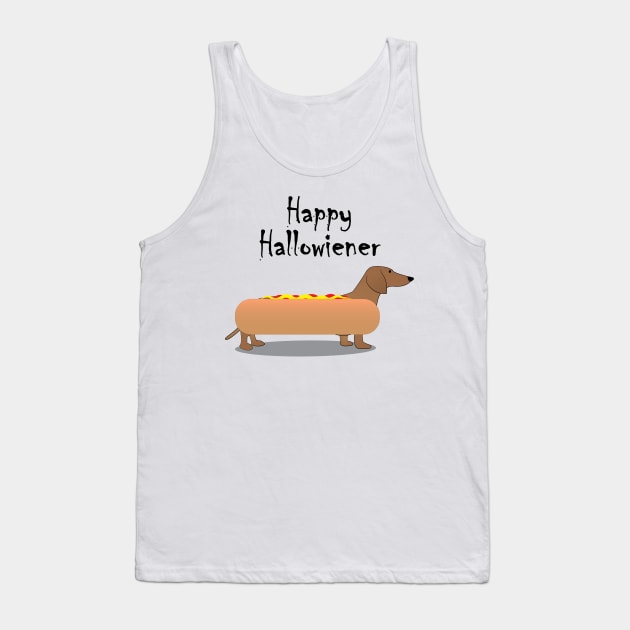 Happy Hallowiener - Hotdog Tank Top by GorsskyVlogs